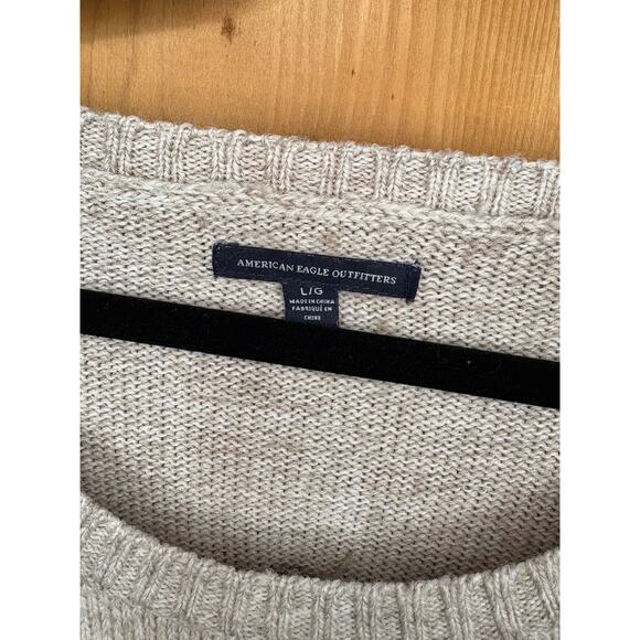 American Eagle Outfitters Western Design Sweater, beige brown – Size Large - Picture 3 of 4